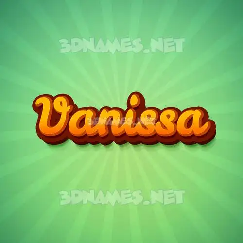 vanissa in Green Rays style - 3D name wallpaper vanissa in Green Rays style - 3D name wallpaper