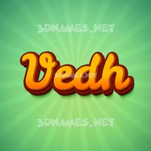vedh in Green Rays style - 3D name wallpaper vedh in Green Rays style - 3D name wallpaper