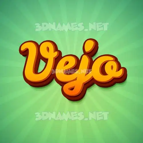 vejo in Green Rays style - 3D name wallpaper vejo in Green Rays style - 3D name wallpaper
