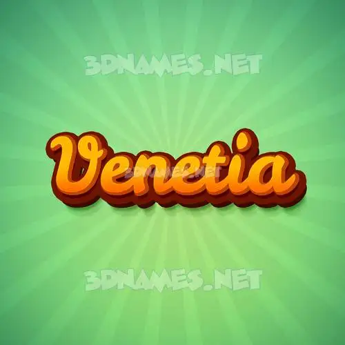 venetia in Green Rays style - 3D name wallpaper venetia in Green Rays style - 3D name wallpaper