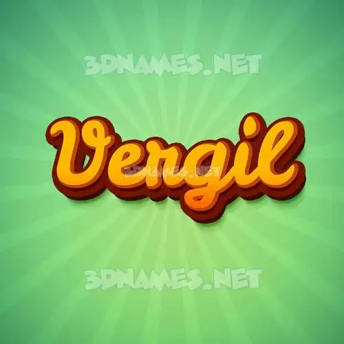 vergil in Green Rays style - 3D name wallpaper vergil in Green Rays style - 3D name wallpaper