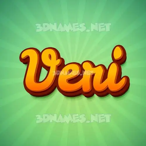 veri in Green Rays style - 3D name wallpaper veri in Green Rays style - 3D name wallpaper
