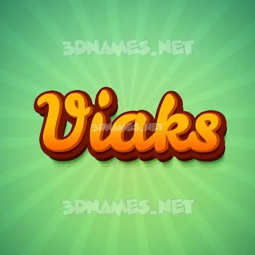 viaks in Green Rays style - 3D name wallpaper viaks in Green Rays style - 3D name wallpaper
