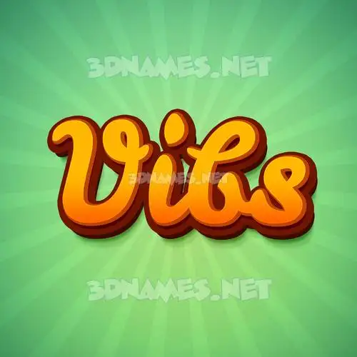 vibs in Green Rays style - 3D name wallpaper vibs in Green Rays style - 3D name wallpaper