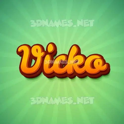 vicko in Green Rays style - 3D name wallpaper vicko in Green Rays style - 3D name wallpaper