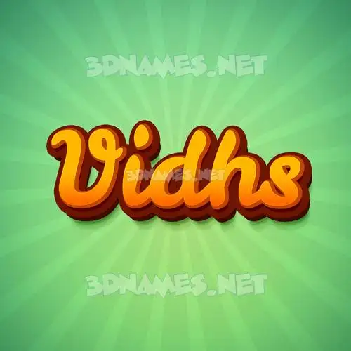 vidhs in Green Rays style - 3D name wallpaper vidhs in Green Rays style - 3D name wallpaper