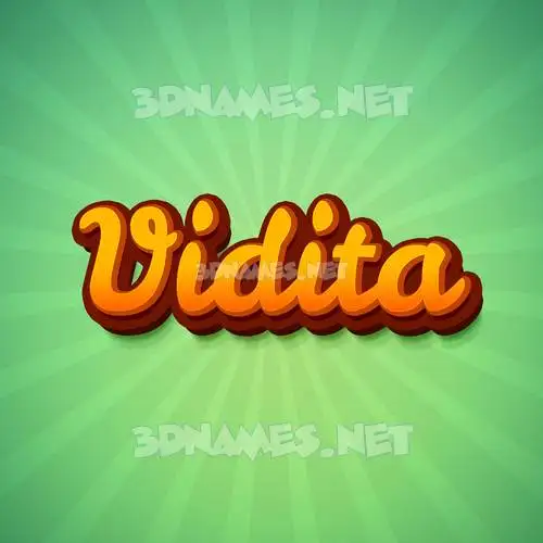vidita in Green Rays style - 3D name wallpaper vidita in Green Rays style - 3D name wallpaper