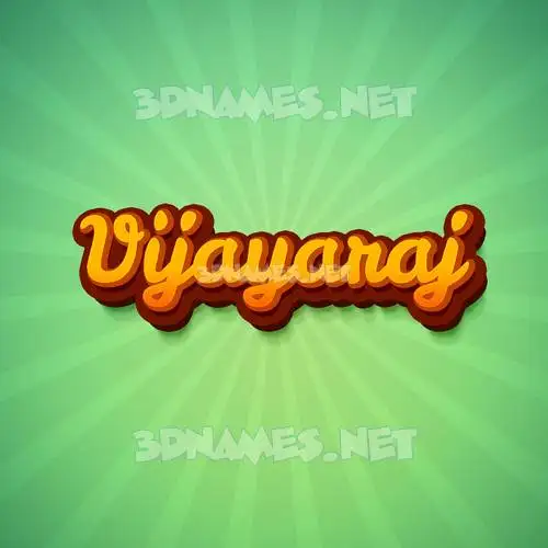 vijayaraj in Green Rays style - 3D name wallpaper