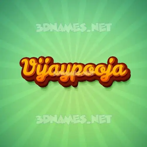 vijaypooja in Green Rays style - 3D name wallpaper vijaypooja in Green Rays style - 3D name wallpaper