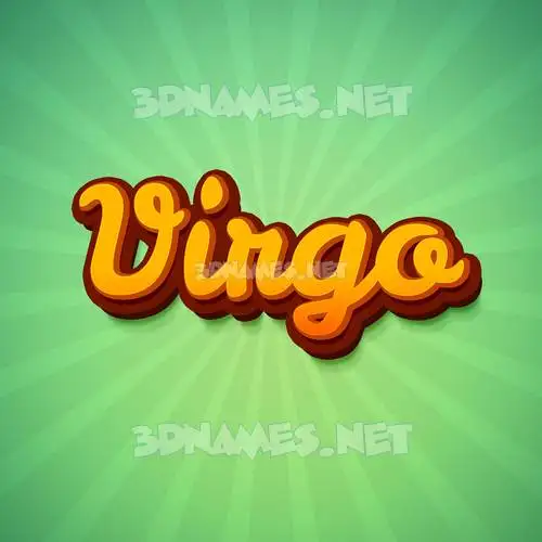 virgo in Green Rays style - 3D name wallpaper virgo in Green Rays style - 3D name wallpaper