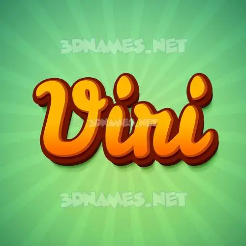 viri in Green Rays style - 3D name wallpaper viri in Green Rays style - 3D name wallpaper