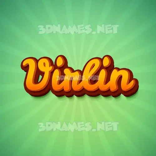 virlin in Green Rays style - 3D name wallpaper virlin in Green Rays style - 3D name wallpaper