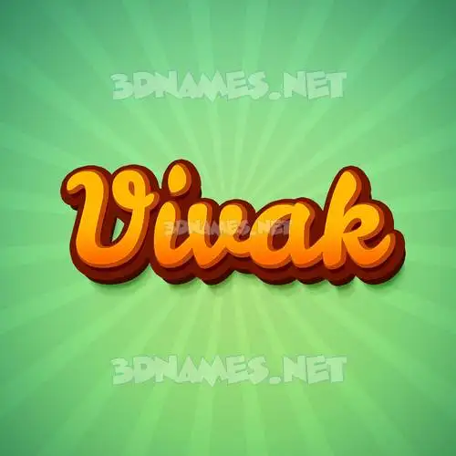 vivak in Green Rays style - 3D name wallpaper vivak in Green Rays style - 3D name wallpaper