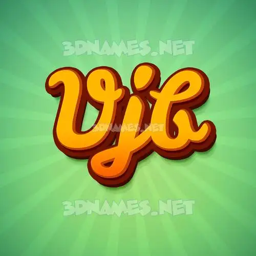 vjb in Green Rays style - 3D name wallpaper vjb in Green Rays style - 3D name wallpaper