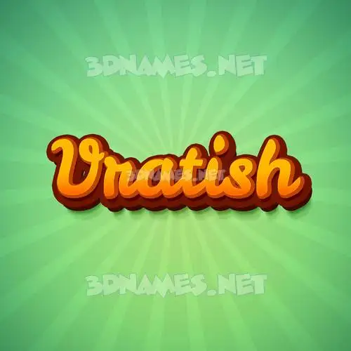 vratish in Green Rays style - 3D name wallpaper vratish in Green Rays style - 3D name wallpaper