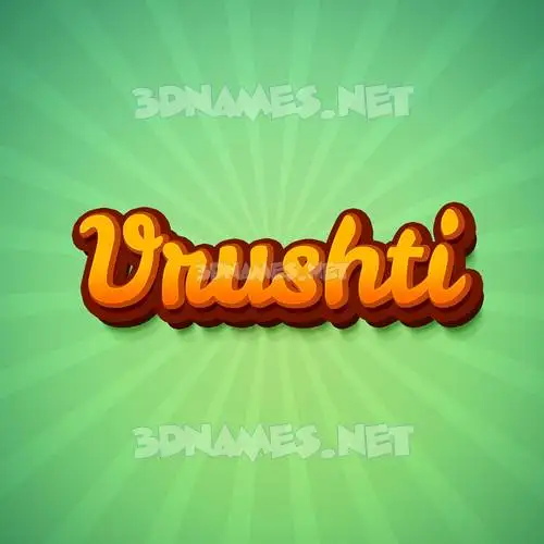 vrushti in Green Rays style - 3D name wallpaper vrushti in Green Rays style - 3D name wallpaper