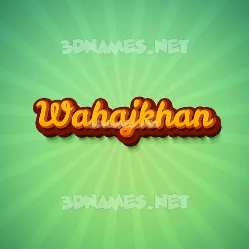 wahajkhan in Green Rays style - 3D name wallpaper wahajkhan in Green Rays style - 3D name wallpaper