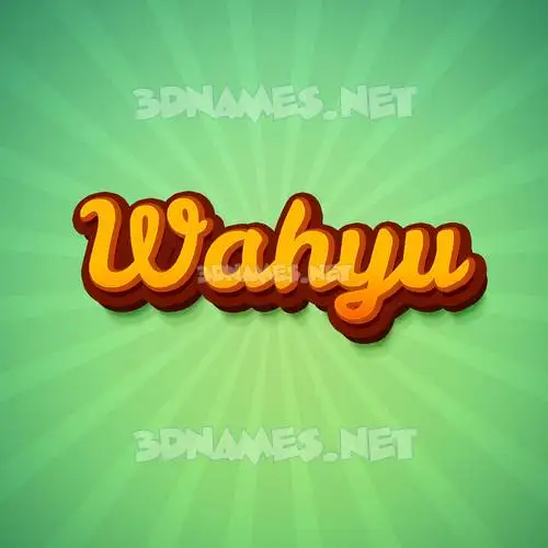 wahyu in Green Rays style - 3D name wallpaper wahyu in Green Rays style - 3D name wallpaper