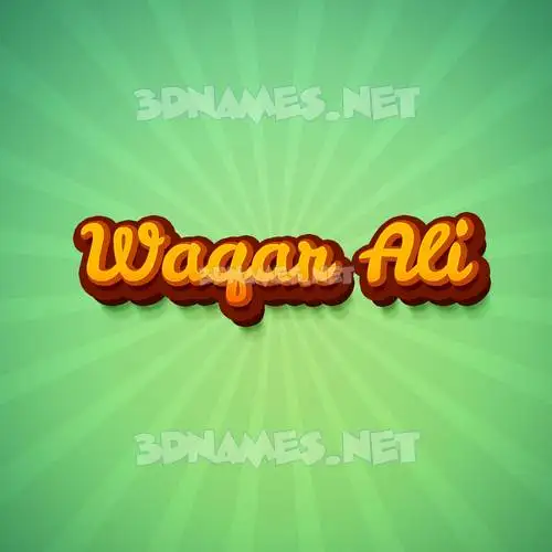 waqar ali in Green Rays style - 3D name wallpaper waqar ali in Green Rays style - 3D name wallpaper