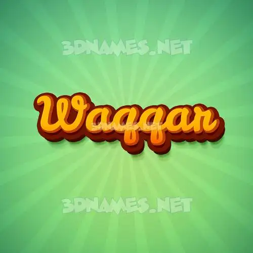 waqqar in Green Rays style - 3D name wallpaper waqqar in Green Rays style - 3D name wallpaper