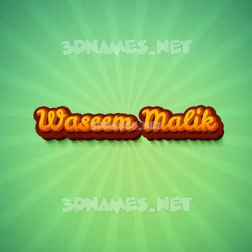 waseem malik in Green Rays style - 3D name wallpaper waseem malik in Green Rays style - 3D name wallpaper