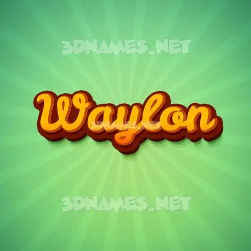 waylon in Green Rays style - 3D name wallpaper waylon in Green Rays style - 3D name wallpaper