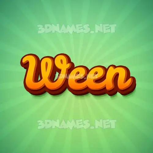 ween in Green Rays style - 3D name wallpaper ween in Green Rays style - 3D name wallpaper