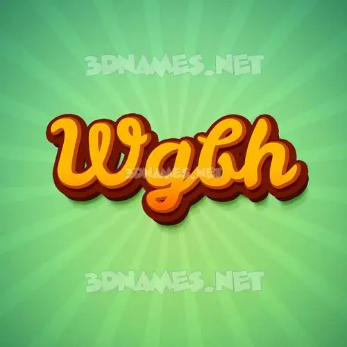 wgbh in Green Rays style - 3D name wallpaper wgbh in Green Rays style - 3D name wallpaper