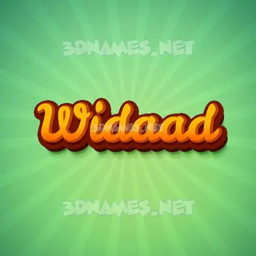 widaad in Green Rays style - 3D name wallpaper widaad in Green Rays style - 3D name wallpaper