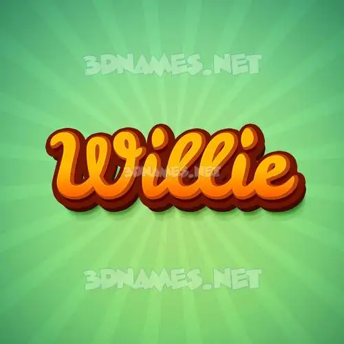 willie in Green Rays style - 3D name wallpaper willie in Green Rays style - 3D name wallpaper