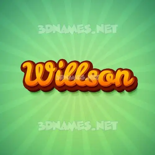 willson in Green Rays style - 3D name wallpaper willson in Green Rays style - 3D name wallpaper