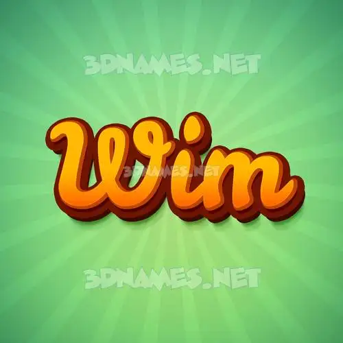 wim in Green Rays style - 3D name wallpaper wim in Green Rays style - 3D name wallpaper