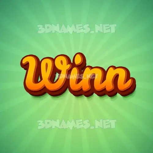 winn in Green Rays style - 3D name wallpaper winn in Green Rays style - 3D name wallpaper