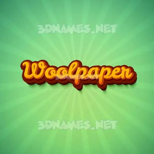 woolpaper in Green Rays style - 3D name wallpaper woolpaper in Green Rays style - 3D name wallpaper