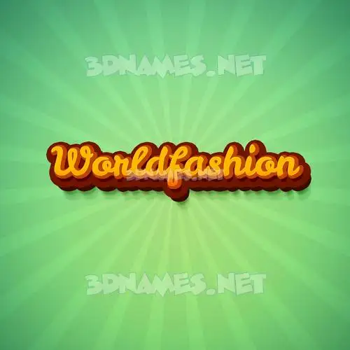 worldfashion in Green Rays style - 3D name wallpaper worldfashion in Green Rays style - 3D name wallpaper