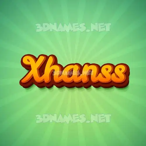 xhanss in Green Rays style - 3D name wallpaper xhanss in Green Rays style - 3D name wallpaper