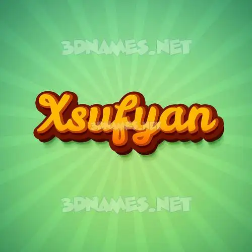 xsufyan in Green Rays style - 3D name wallpaper xsufyan in Green Rays style - 3D name wallpaper