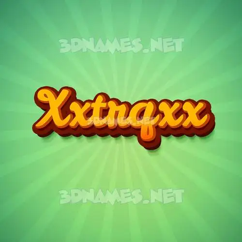 xxtrqxx in Green Rays style - 3D name wallpaper