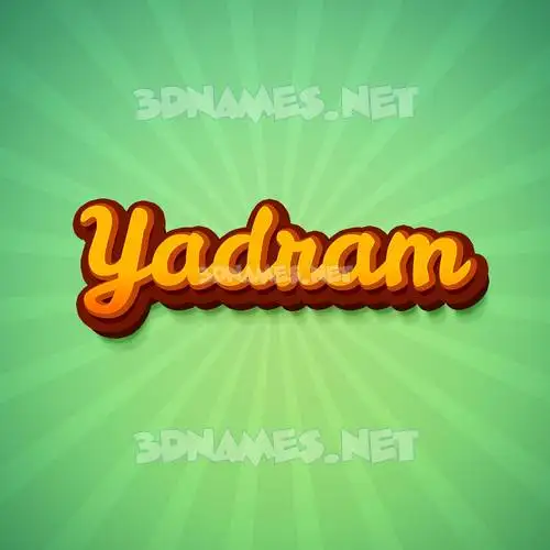 yadram in Green Rays style - 3D name wallpaper yadram in Green Rays style - 3D name wallpaper