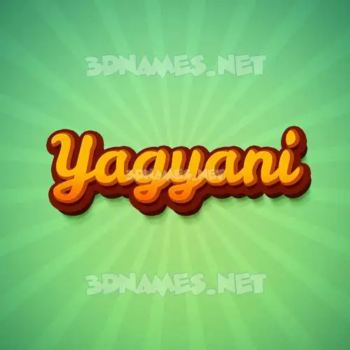 yagyani in Green Rays style - 3D name wallpaper yagyani in Green Rays style - 3D name wallpaper