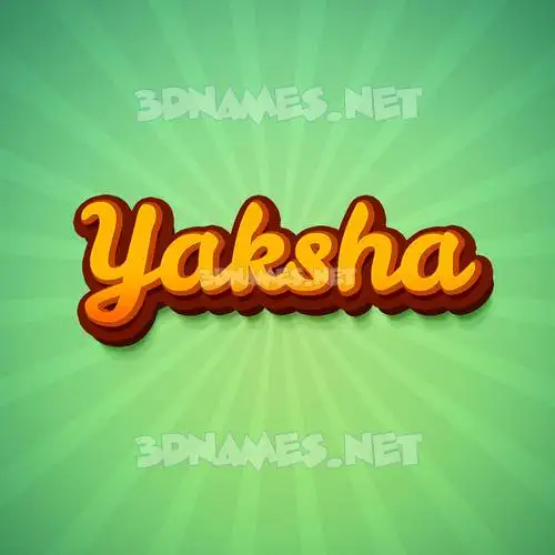 yaksha in Green Rays style - 3D name wallpaper yaksha in Green Rays style - 3D name wallpaper