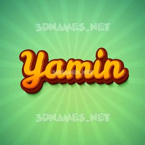 yamin in Green Rays style - 3D name wallpaper yamin in Green Rays style - 3D name wallpaper
