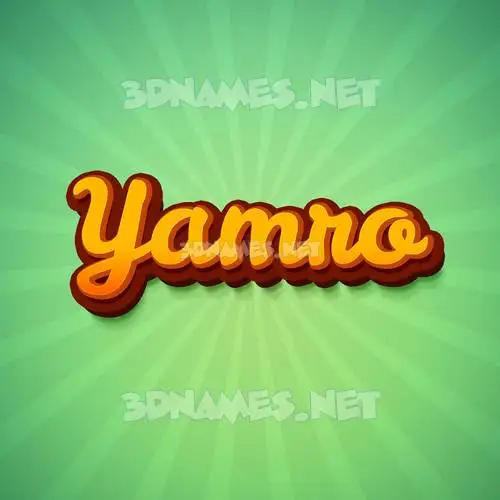 yamro in Green Rays style - 3D name wallpaper yamro in Green Rays style - 3D name wallpaper
