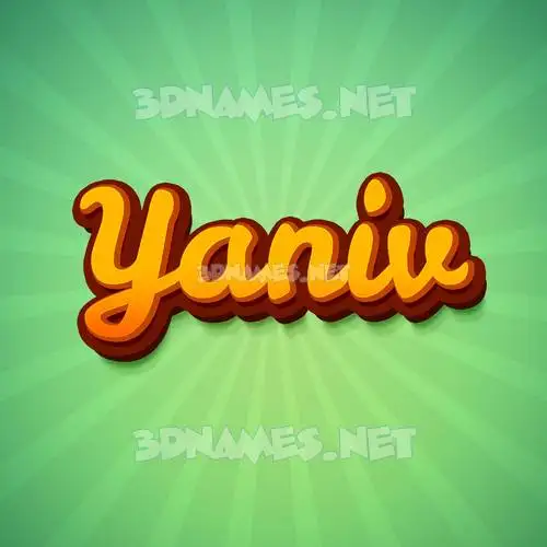 yaniv in Green Rays style - 3D name wallpaper yaniv in Green Rays style - 3D name wallpaper