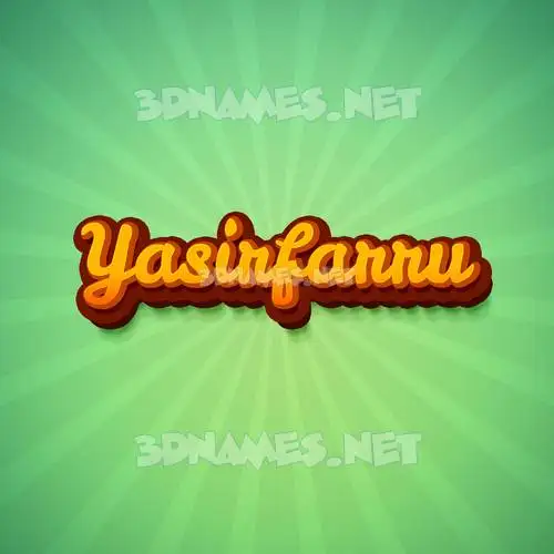 yasirfarru in Green Rays style - 3D name wallpaper yasirfarru in Green Rays style - 3D name wallpaper