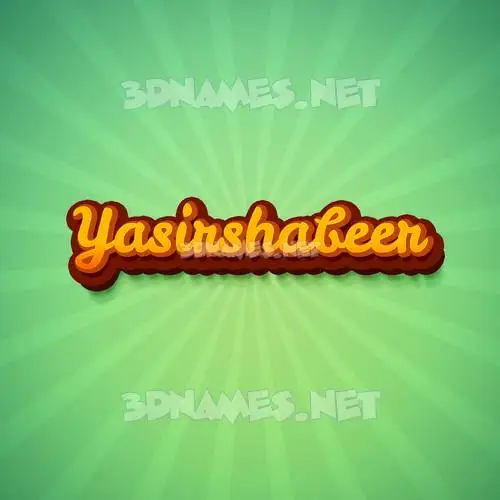 yasirshabeer in Green Rays style - 3D name wallpaper yasirshabeer in Green Rays style - 3D name wallpaper
