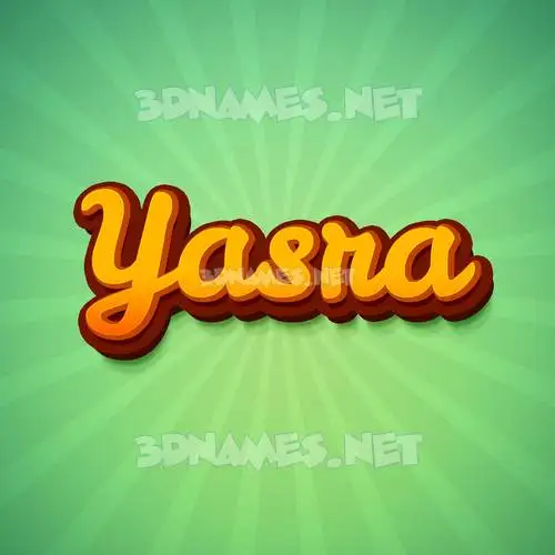 yasra in Green Rays style - 3D name wallpaper yasra in Green Rays style - 3D name wallpaper