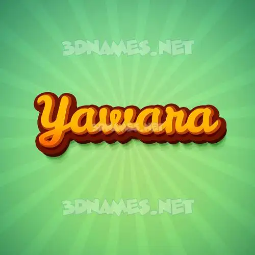 yawara in Green Rays style - 3D name wallpaper yawara in Green Rays style - 3D name wallpaper