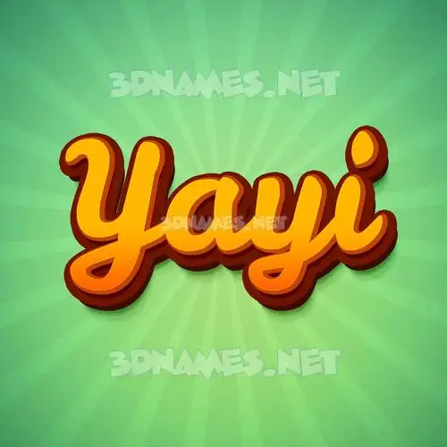 yayi in Green Rays style - 3D name wallpaper yayi in Green Rays style - 3D name wallpaper