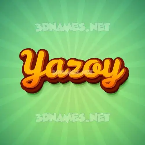 yazoy in Green Rays style - 3D name wallpaper yazoy in Green Rays style - 3D name wallpaper